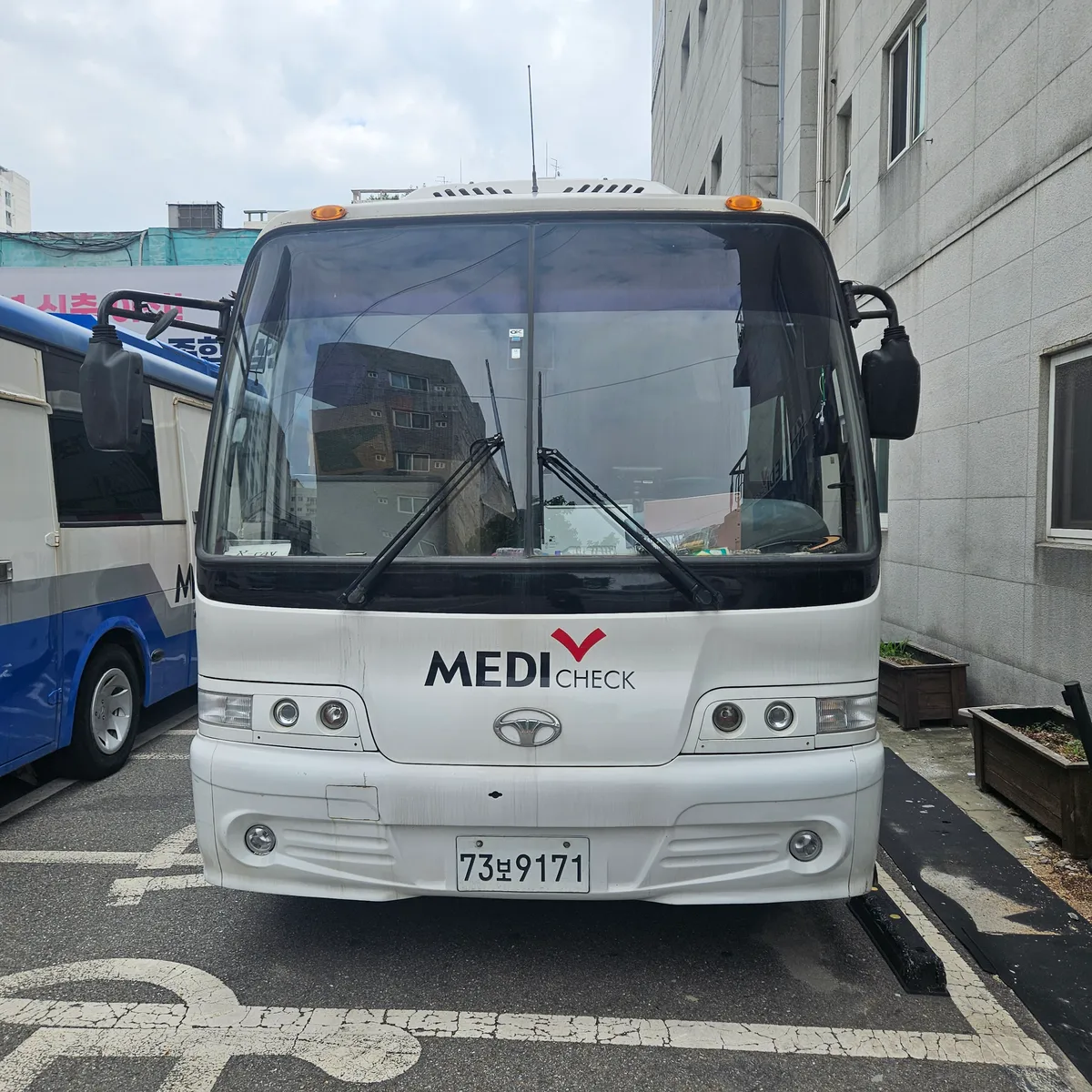 대우 일반검진버스 BH090 7640cc/2200kwh 사진 1