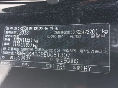 경기도 화성시 남양읍 남양리 1077 오토마트 경기남부보관소 보관 [28소****, 2014년식 에쿠스, 최초등록일: (2013.09.26.), 차대번호: KMHGK41DBEU081307] 사진 8