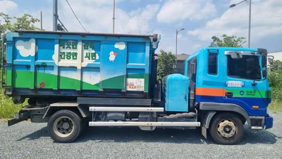 현대 대형화물 메가트럭CNG암롤 6798cc 사진 4